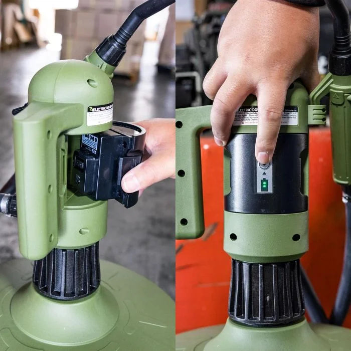 Terapump TRPAIL-B LITHIUM BATTERY POWERED PAIL PUMP 20155 - Side View