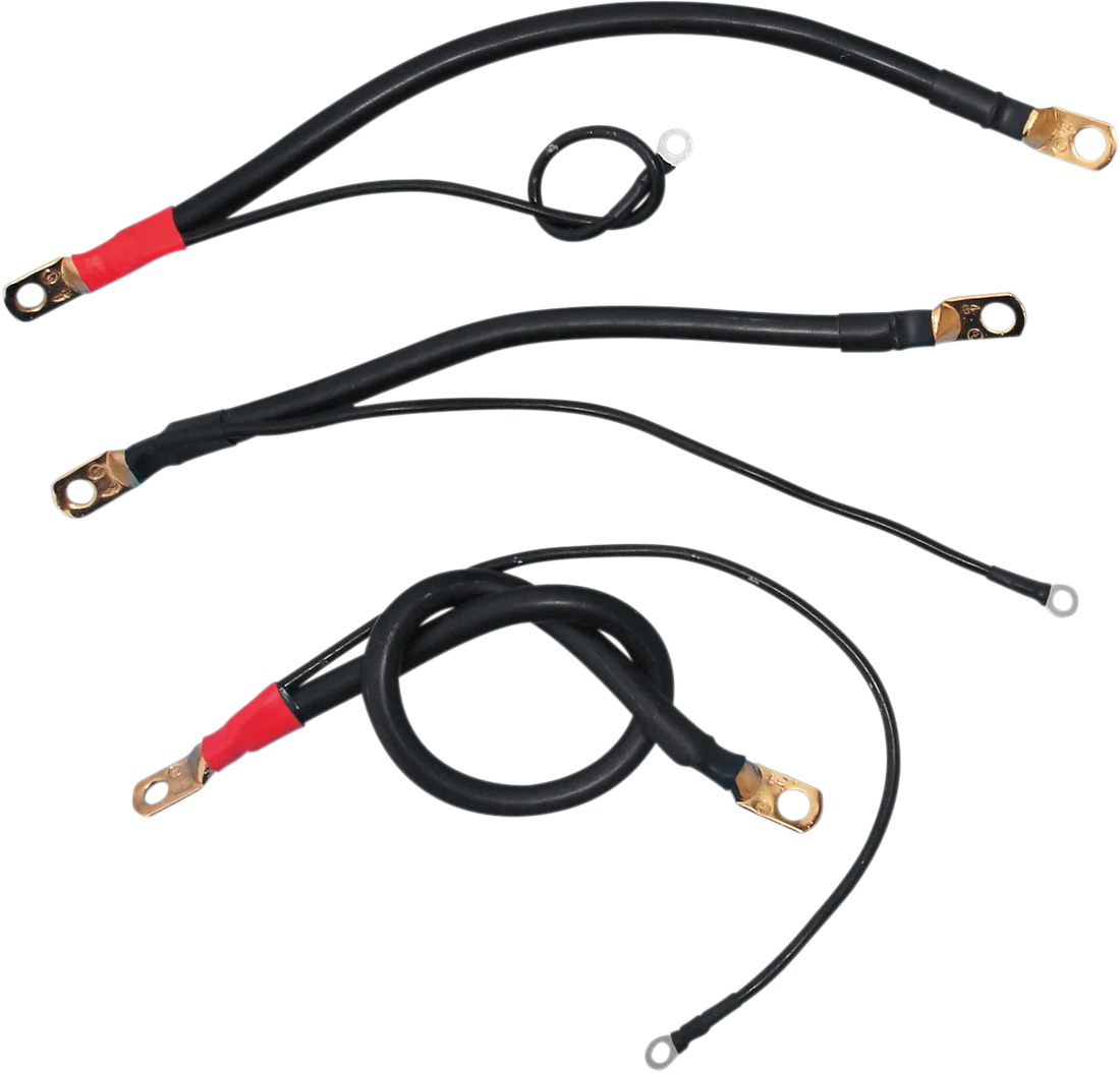 Terry Components Negative Battery Cable - 6" - Side View