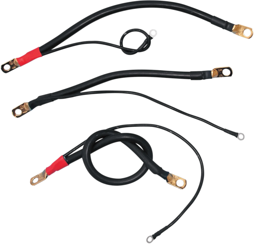 Terry Components Positive Battery Cable - 14" - Side View