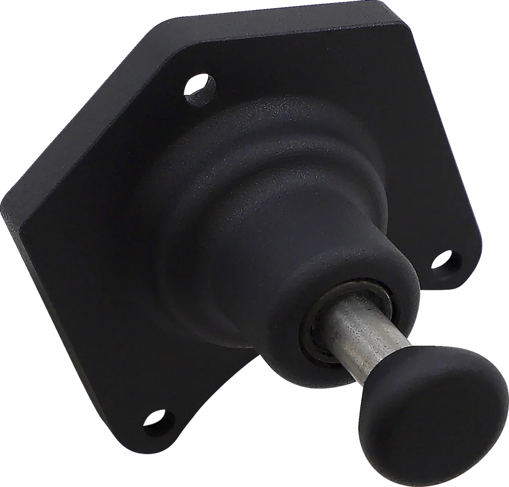 Terry Components Solenoid End Cover - Starter Buttons - Black - Main Product View