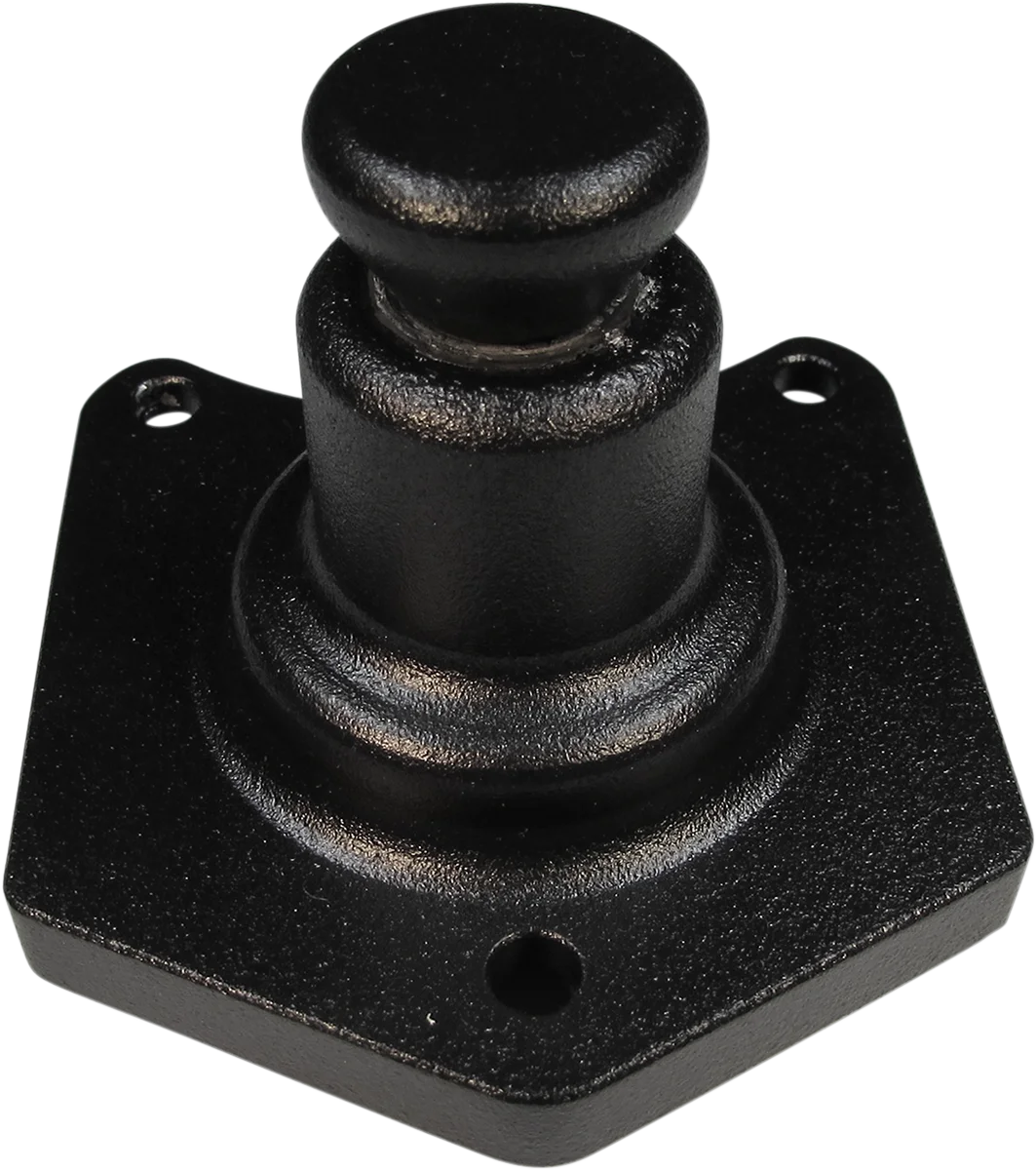 Terry Components Solenoid End Cover - Starter Buttons - Black - Side View