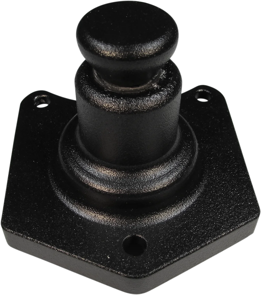 Terry Components Solenoid End Cover - Starter Buttons - Black - Side View