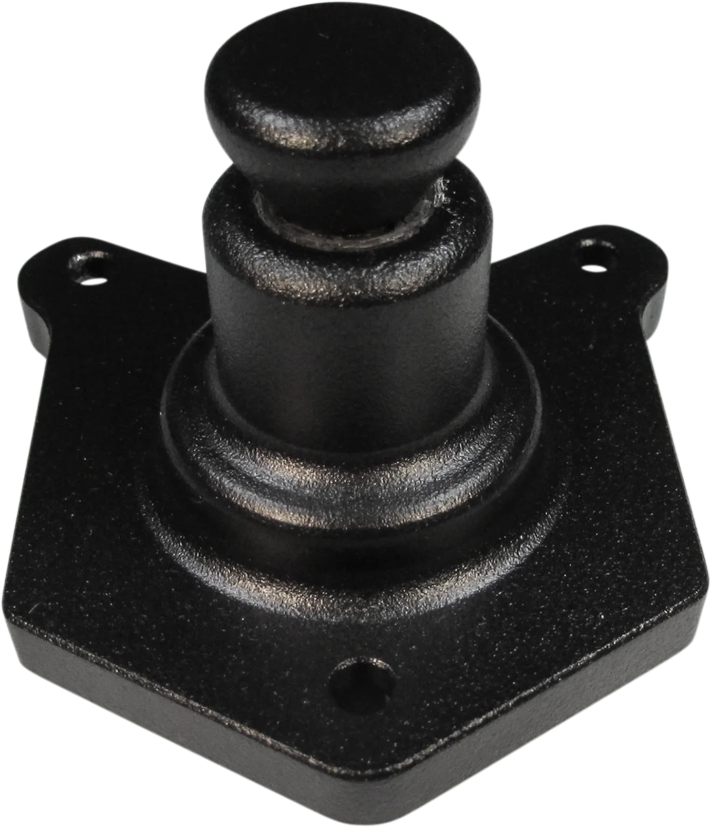 Terry Components Solenoid End Cover - Starter Buttons - Black - Side View