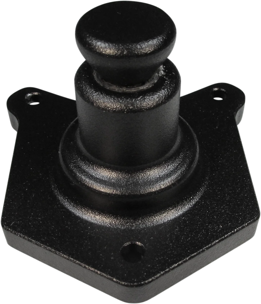 Terry Components Solenoid End Cover - Starter Buttons - Black - Side View