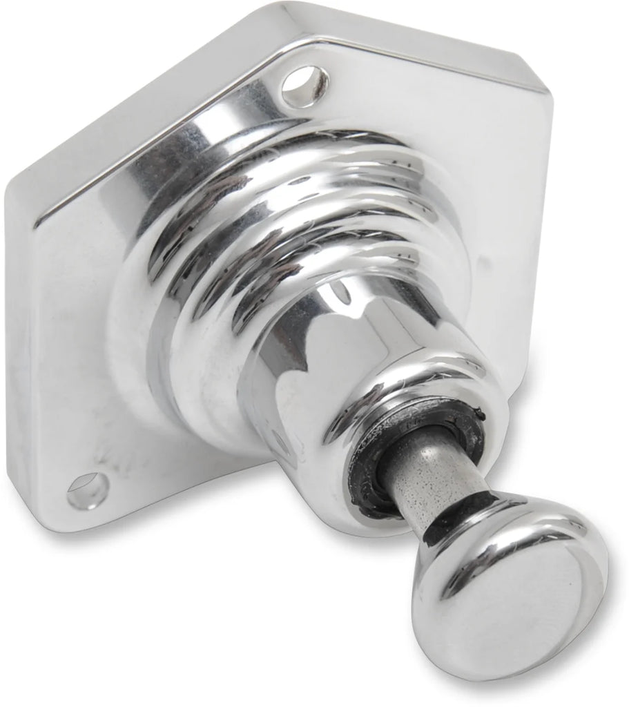 Terry Components Solenoid End Cover - Starter Buttons - Black - Detail View