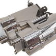 Load image into Gallery viewer, Terry Components Starter Motor - Harley Davidson - Black Wrinkle - Side View