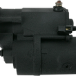 Load image into Gallery viewer, Terry Components Starter Motor - Harley Davidson - Black Wrinkle - Main Product View
