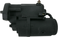 Load image into Gallery viewer, Terry Components Starter Motor - Harley Davidson - Black Wrinkle - Main Product View