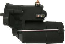 Load image into Gallery viewer, Terry Components Starter Motor - Harley Davidson - Black Wrinkle - Main Product View