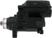 Load image into Gallery viewer, Terry Components Starter Motor - Harley Davidson - Black Wrinkle - Main Product View