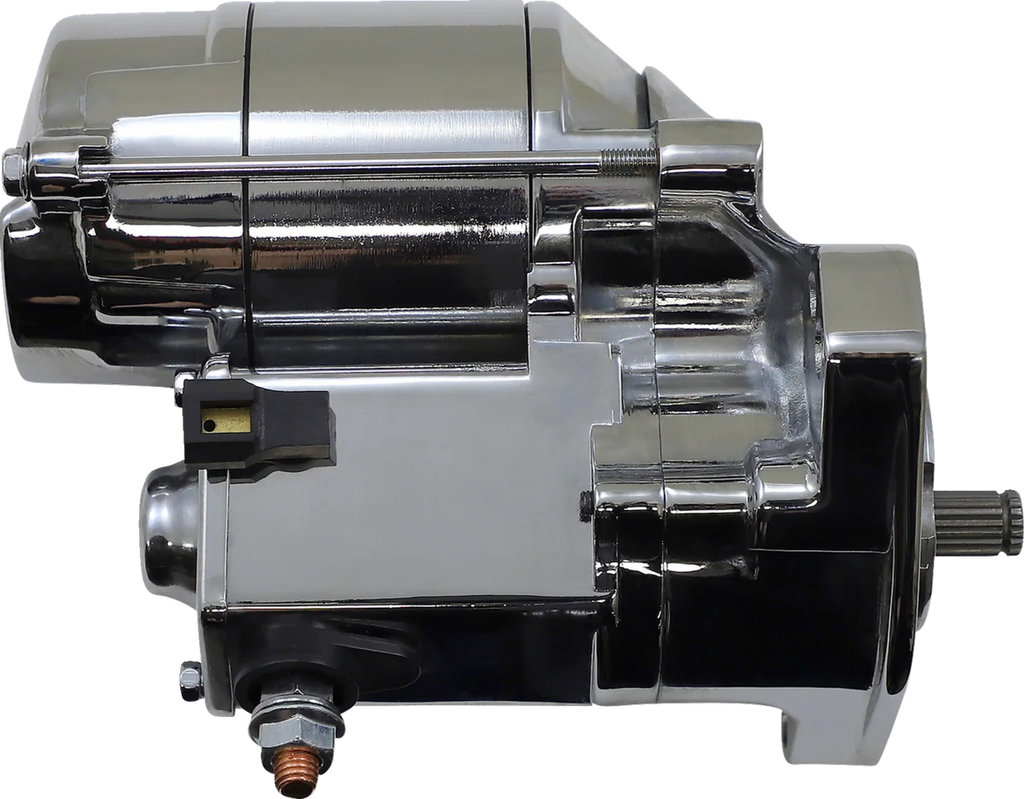 Terry Components Starter Motor - Harley Davidson - Chrome - Main Product View