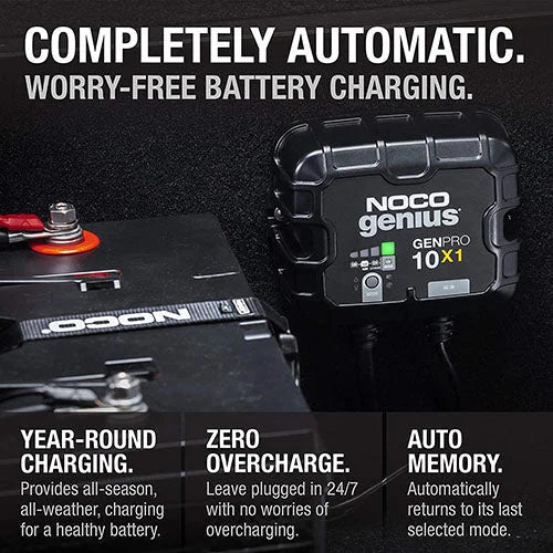 The NOCO Company - Archived 1-BANK 10A ONBOARD BATTERY CHARGER GENPRO10X1 - Side View