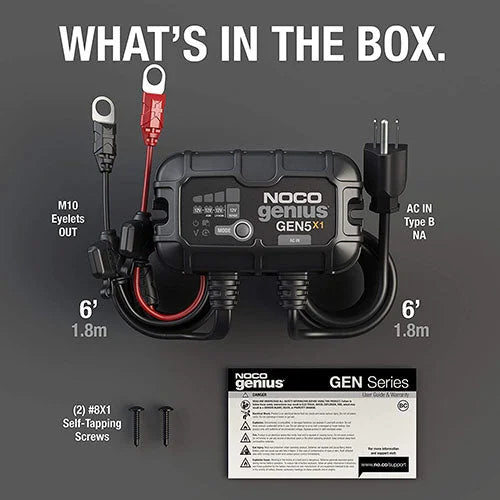 The NOCO Company - Archived 1-BANK 5A ONBOARD BATTERY CHARGER GEN5X1 - Installation View