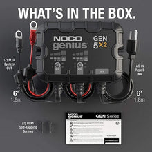 Load image into Gallery viewer, The NOCO Company - Archived 2-BANK 10A ONBOARD BATTERY CHARGER GEN5X2 - Side View
