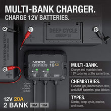 Load image into Gallery viewer, The NOCO Company - Archived 2-BANK 20A ONBOARD BATTERY CHARGER GENPRO10X2 - Main Product View