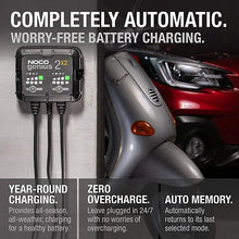 Load image into Gallery viewer, The NOCO Company - Archived 2-BANK 4A BATTERY CHARGER GENIUS2X2 - Side View