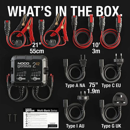 The NOCO Company - Archived 2-BANK 4A BATTERY CHARGER GENIUS2X2 - Additional View 6