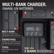 Load image into Gallery viewer, The NOCO Company - Archived 3-BANK 30A ONBOARD BATTERY CHARGER GENPRO10X3 - Back View