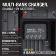 Load image into Gallery viewer, The NOCO Company - Archived 4-BANK 40A ONBOARD BATTERY CHARGER GENPRO10X4 - Back View