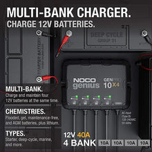 Load image into Gallery viewer, The NOCO Company - Archived 4-BANK 40A ONBOARD BATTERY CHARGER GENPRO10X4 - Back View