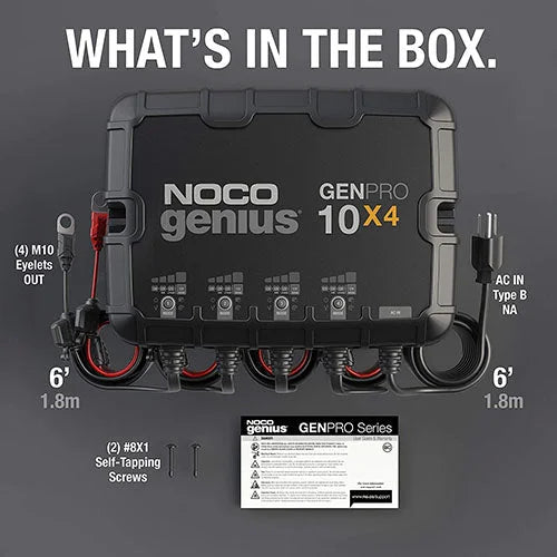 The NOCO Company - Archived 4-BANK 40A ONBOARD BATTERY CHARGER GENPRO10X4 - Installation View