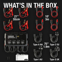 Load image into Gallery viewer, The NOCO Company - Archived 4-BANK 8A BATTERY CHARGER GENIUS2X4 - Back View
