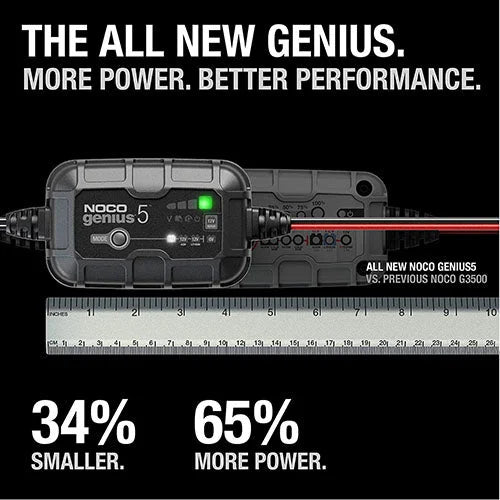 The NOCO Company - Archived GENIUS 5A BATTERY CHARGER GENIUS5 - Side View