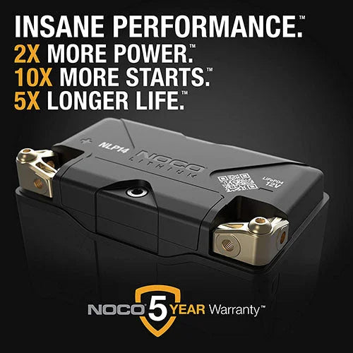 The NOCO Company - Archived NOCO GROUP 14 LITHIUM POWERSPORTS BATTERY NLP14 - Side View