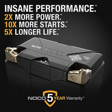 Load image into Gallery viewer, The NOCO Company - Archived NOCO GROUP 14 LITHIUM POWERSPORTS BATTERY NLP14 - Side View