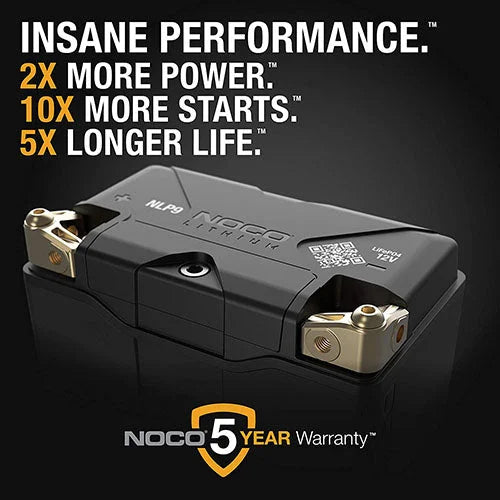 The NOCO Company - Archived NOCO GROUP 9 LITHIUM POWERSPORTS BATTERY NLP9 - Installation View