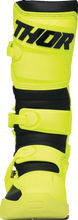 Load image into Gallery viewer, Thor Blitz XR Boots - Acid/Black - Size 8 - Installation View