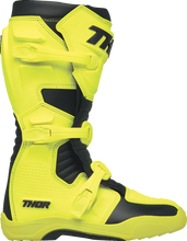 Load image into Gallery viewer, Thor Blitz XR Boots - Acid/Black - Size 9 - Back View