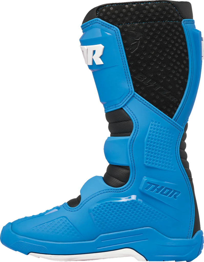 Thor Blitz XR Boots - Blue/Black - Size 8 - Side View