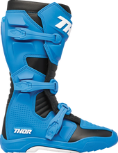 Load image into Gallery viewer, Thor Blitz XR Boots - Blue/Black - Size 8 - Installation View