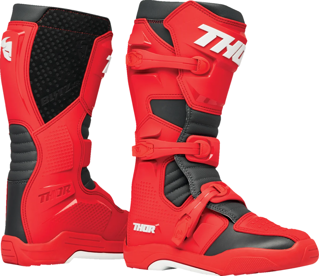 Thor Blitz XR Boots - Red/Charcoal - Size 13 - Main Product View