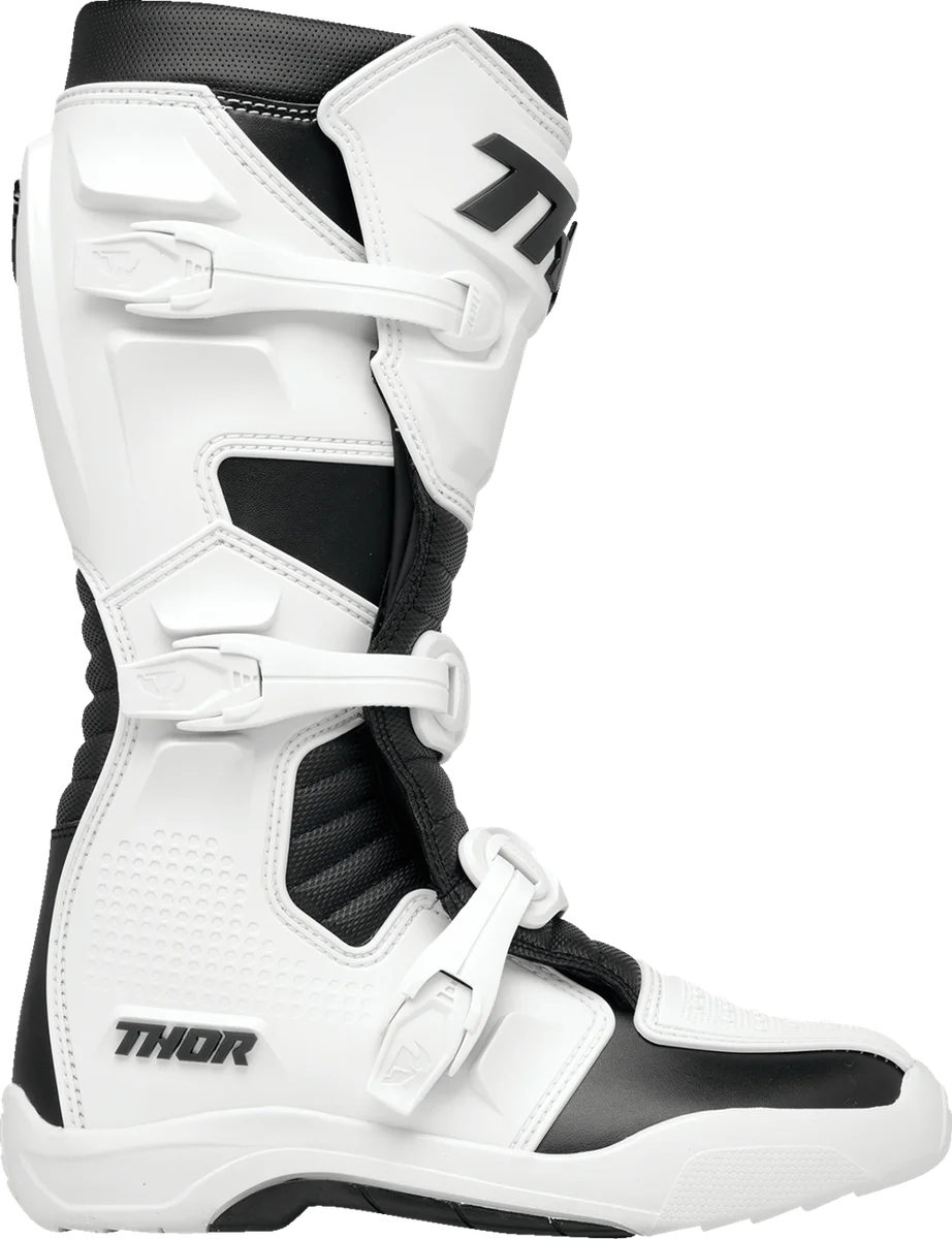 Thor Blitz XR Boots - White/Black - Size 12 - Back View