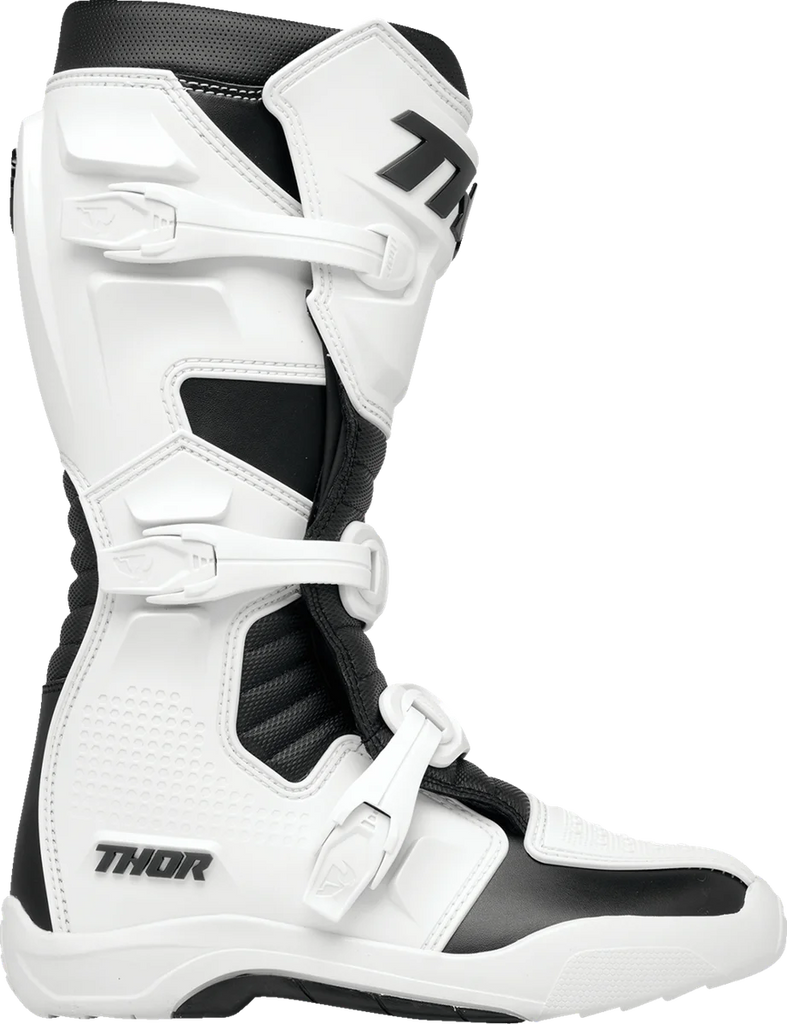 Thor Blitz XR Boots - White/Black - Size 12 - Back View