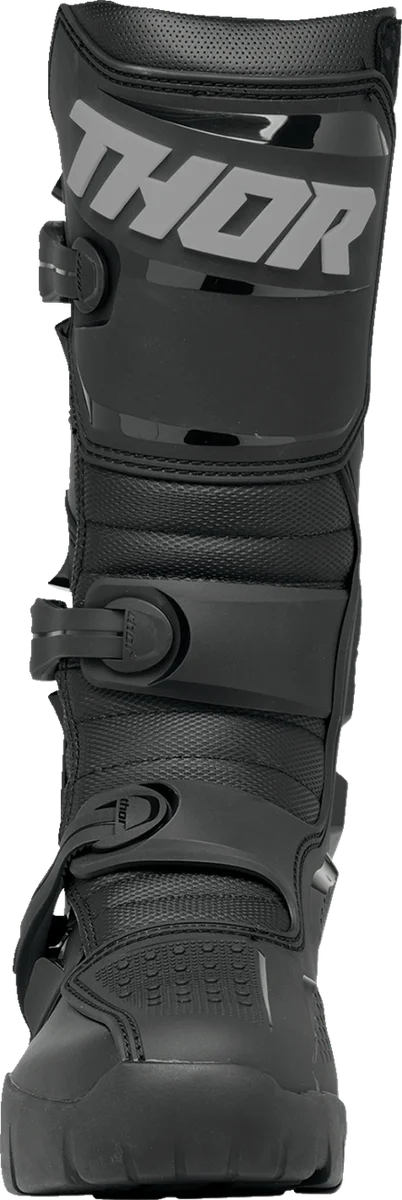 Thor Blitz XR Trail Boots - Black/Gray - Size 11 - Back View