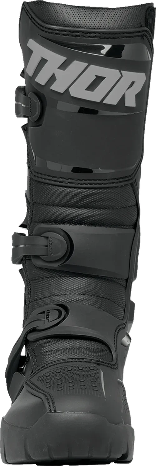 Thor Blitz XR Trail Boots - Black/Gray - Size 8 - Back View