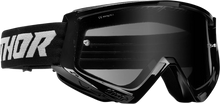 Load image into Gallery viewer, Thor Combat Sand Goggles - Racer - Blue/Gray - Side View