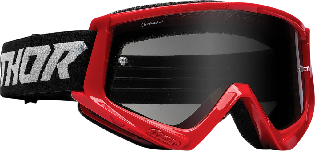 Thor Combat Sand Goggles - Racer - Red/Gray - Main Product View