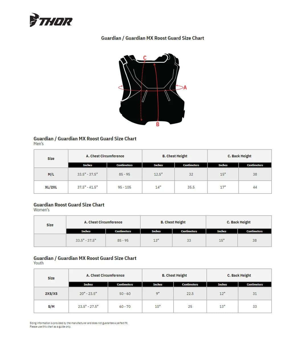 Thor Guardian MX Deflector - Charcoal/Black - M/L - Installation View