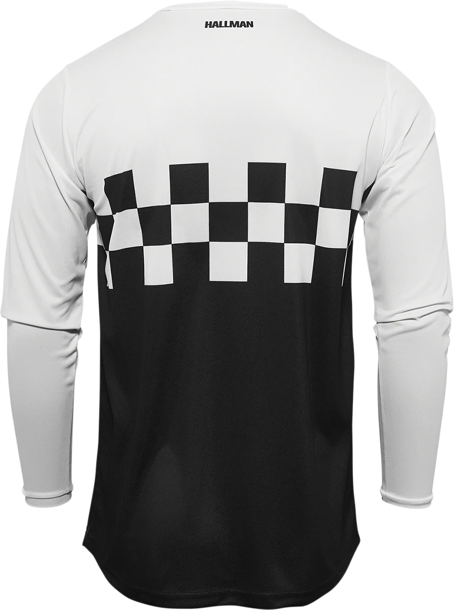 Thor Hallman Differ Cheq Jersey - Black/White - 3XL - Side View