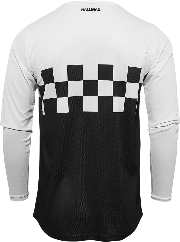 Thor Hallman Differ Cheq Jersey - Black/White - 3XL - Side View