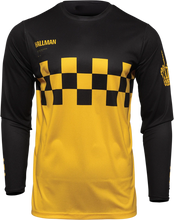 Load image into Gallery viewer, Thor Hallman Differ Cheq Jersey - Yellow/Black - Medium - Main Product View