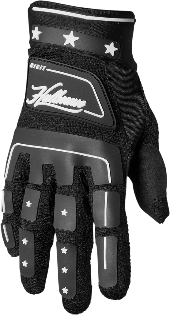 Thor Hallman Digit Gloves - Black/White - Medium - Main Product View