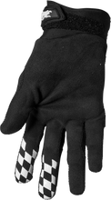 Load image into Gallery viewer, Thor Hallman Digit Gloves - Black/White - Medium - Side View