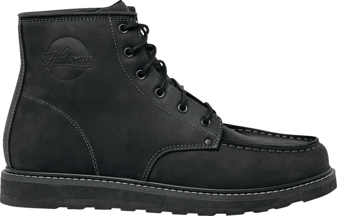 Thor Hallman Towner Boots - Black - Size 8 - Back View