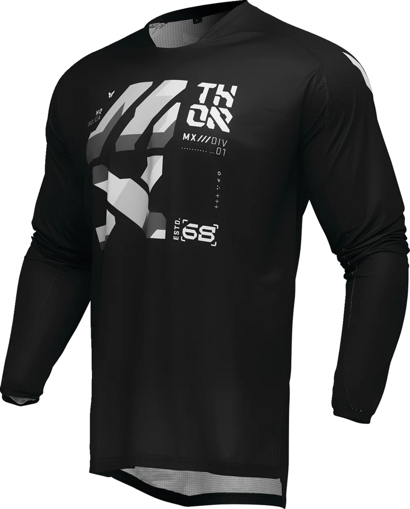 Thor LAUNCHMODE Brave Jersey - Black/Gray - 2XL - Main Product View