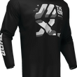 Load image into Gallery viewer, Thor LAUNCHMODE Brave Jersey - Black/Gray - 2XL - Back View